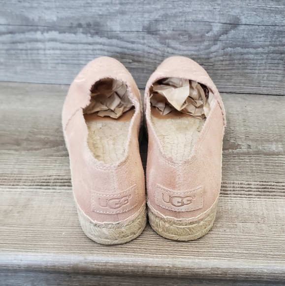 UGG HEIDI Perforated Suede Espadrille Slip On women's size 8.5 NWNT - Picture 3 of 7